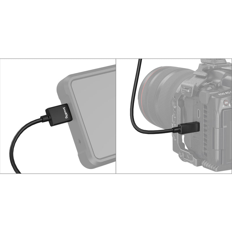 SmallRig 4K Micro HDMI to HDMI Cable (D to A) 35cm/13.8"