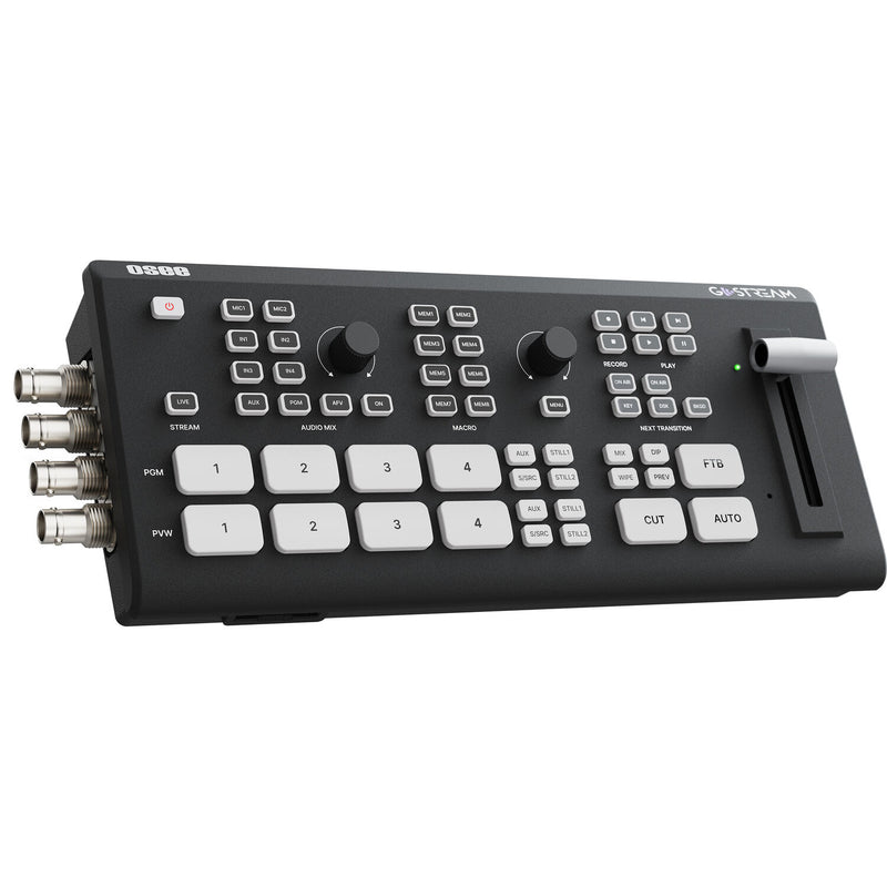 OSEE GoStream Duet switcher with BNC SDI connectors on the side