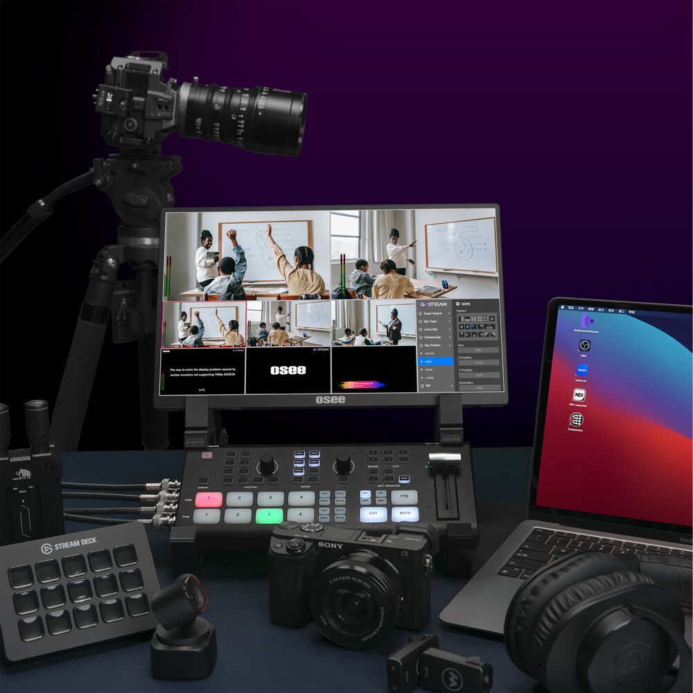 OSEE GoStream Duet SDI/HDMI/NDI|HX Live Stream Video Mixer