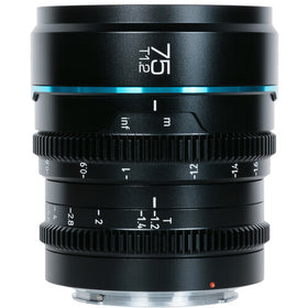 SIRUI Night Walker 75mm T1.2 S35 Cine Lens (Sony E-Mount, Black)