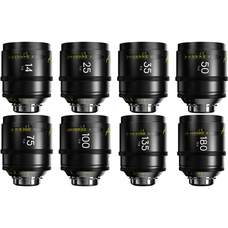 DZOFilm Arles FF/VV 8-Lens 14/25/35/50/75/100/135/180mm Set (ARRI PL)