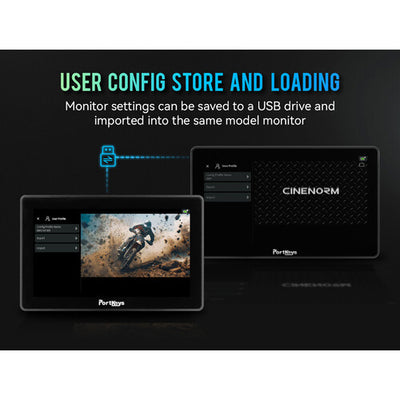 PortKeys BM5 IV WR 5.5" 4K60P HDMI Touchscreen Monitor with Cinenorm Operating System