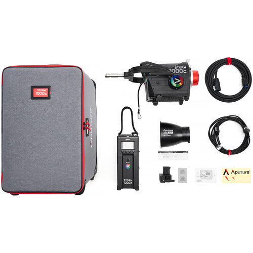 Aputure STORM 1000C LED 1000W RGB with Wide Reflector – Filmgear