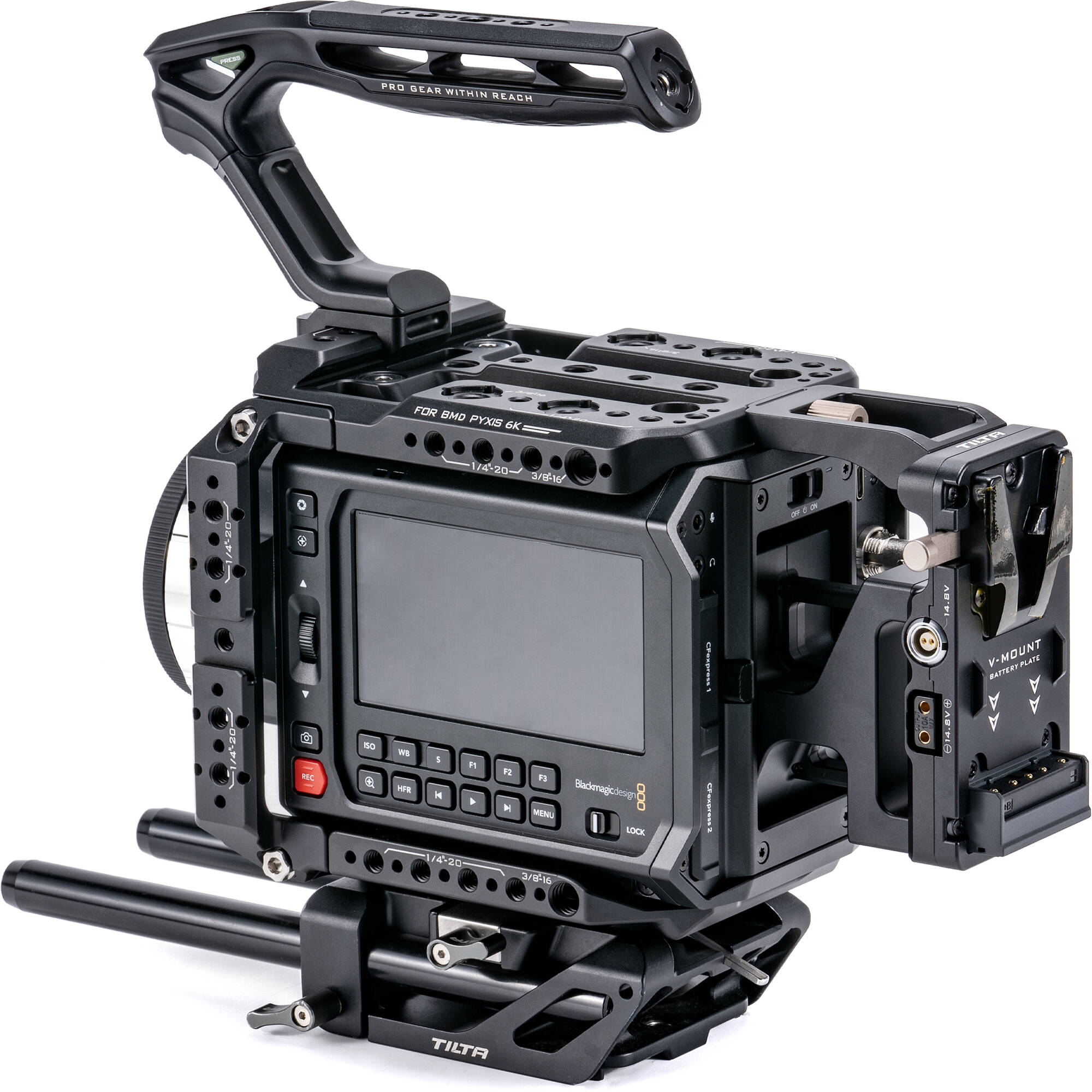 Tilta Camera Cage Pro Kit for Blackmagic PYXIS 6K/12K (V-Mount)