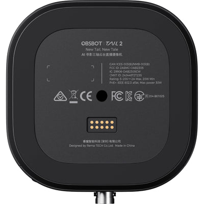 Obsbot OBSBOT Tail 2 AI-Powered PTZR 4K Live Production Camera (NDI Activated) - Film Gear Canada