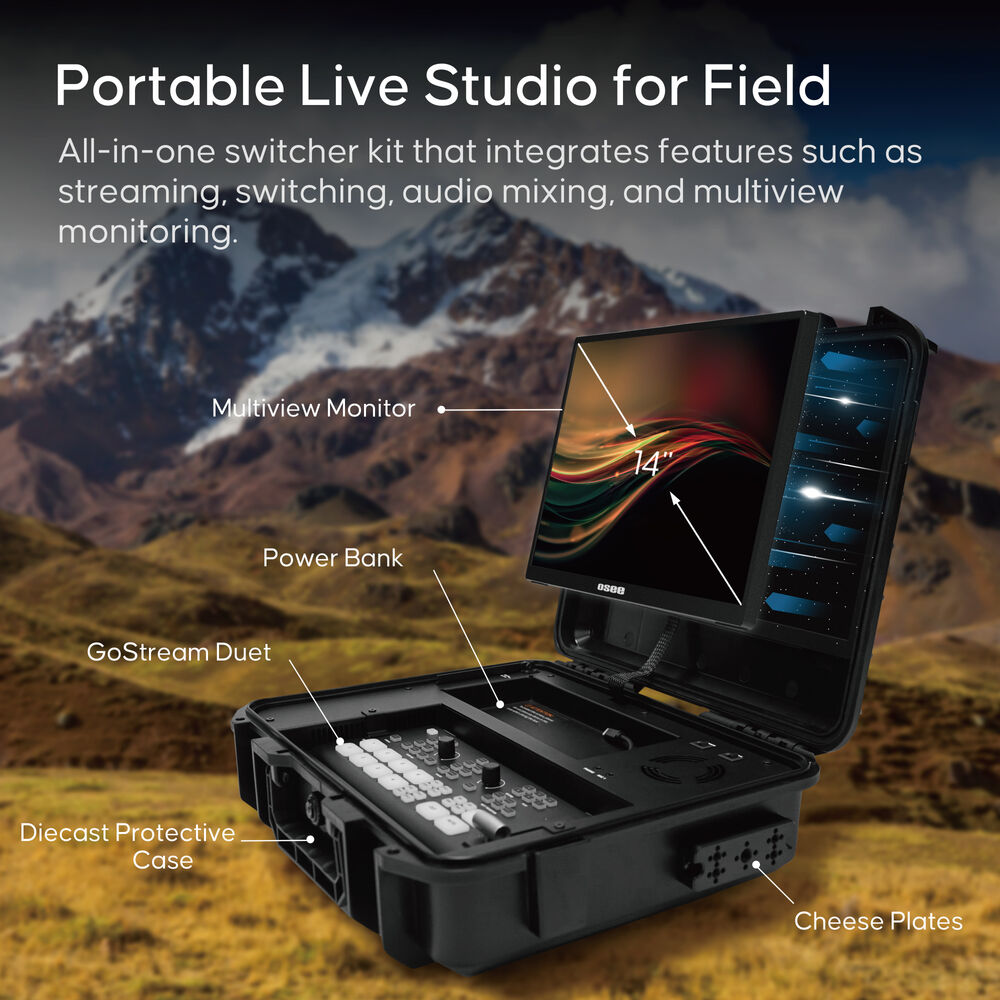 OSEE GoStream Duet Kit SDI/HDMI/NDI Production Set – Filmgear Canada