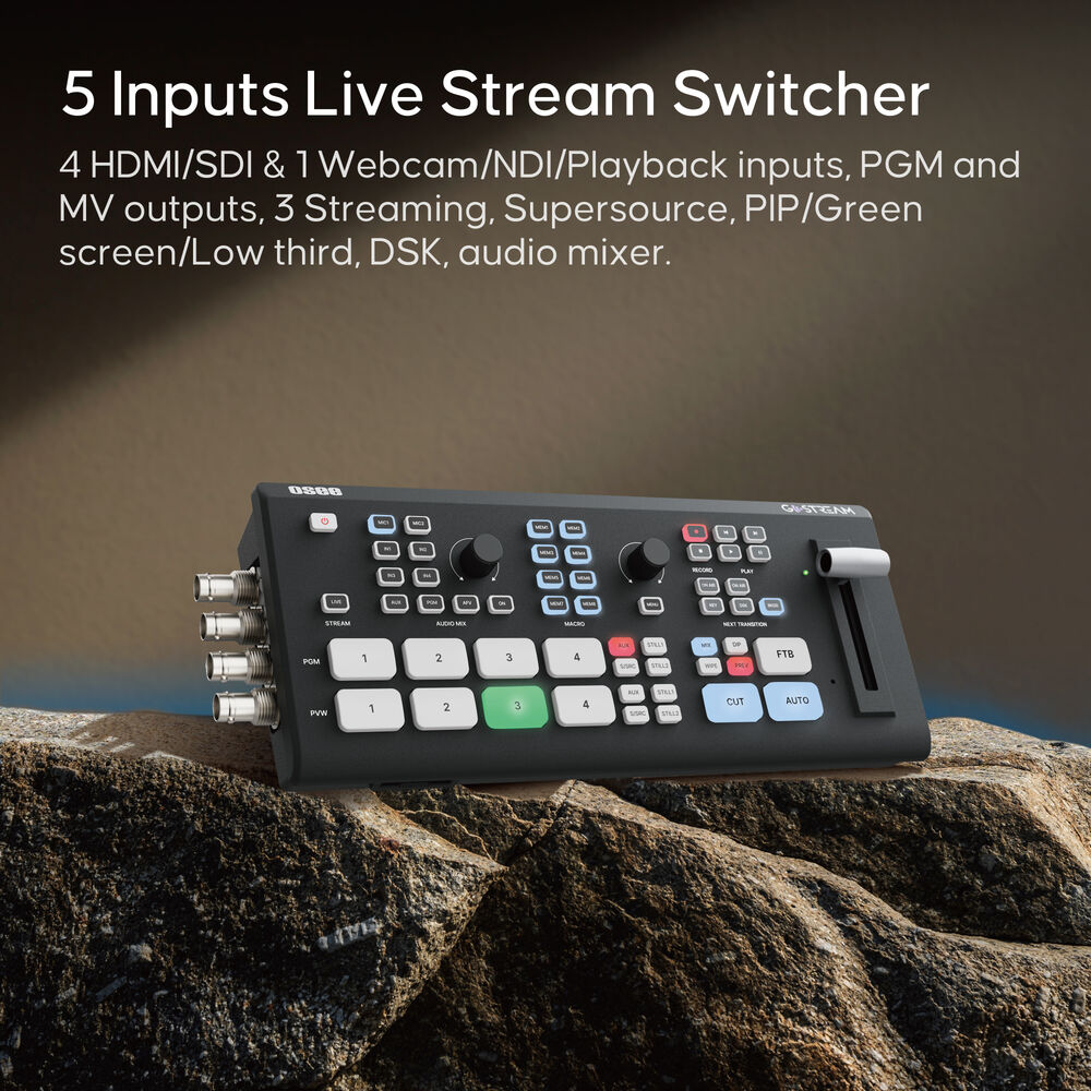 Osee GoStream Duet HDMI SDI ビデオスイッチャー OSEE GoStream Duet SDI/HDMI/NDI Live Streaming Video
