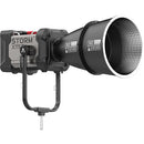 Aputure STORM XT52 Point-Source Full-White LED Monolight Dual Flight Case Kit (Bare Ends Cable)