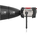 Aputure STORM XT52 Point-Source Full-White LED Monolight Dual Flight Case Kit (Bare Ends Cable)