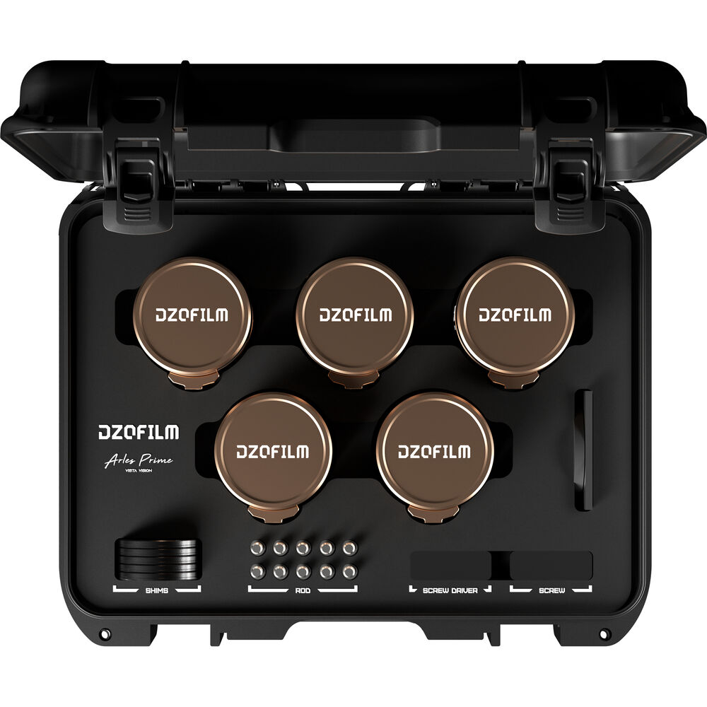 DZOFILM DZOFilm Arles Lustre T1.6 FF/VV Cinema Prime 10-Lens Kit (ARRI PL/Canon EF) - Film Gear Canada