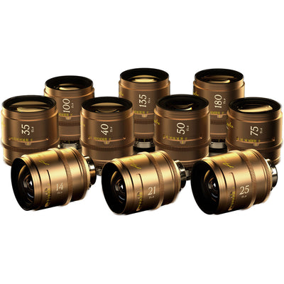 DZOFILM DZOFilm Arles Lustre T1.6 FF/VV Cinema Prime 10-Lens Kit (ARRI PL/Canon EF) - Film Gear Canada