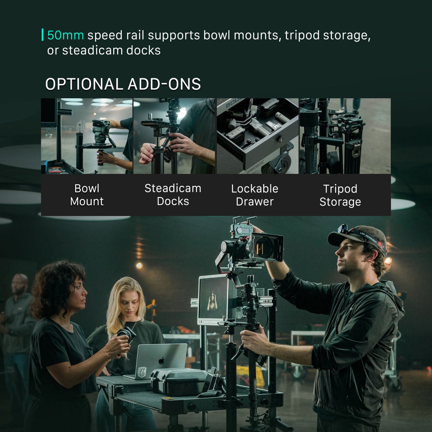 Tilta 36" Boulder Camera Cart (Base Model with Indie Kit)