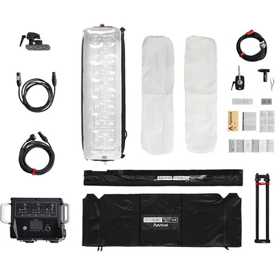 Aputure INFINIMAT LED with Clear Softbox & 400W Control Box Pack (1 x 4'）