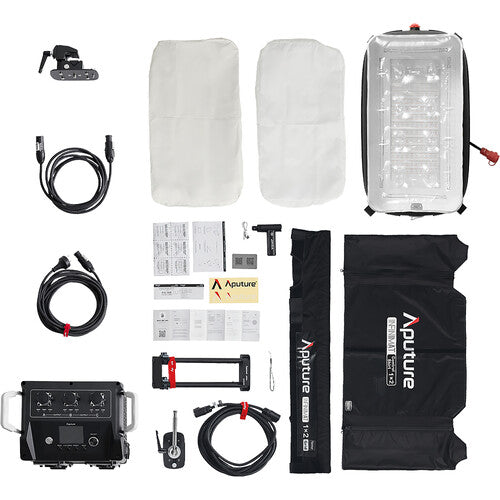Aputure INFINIMAT LED with Clear Softbox & 400W Control Box Pack (1 x 2')
