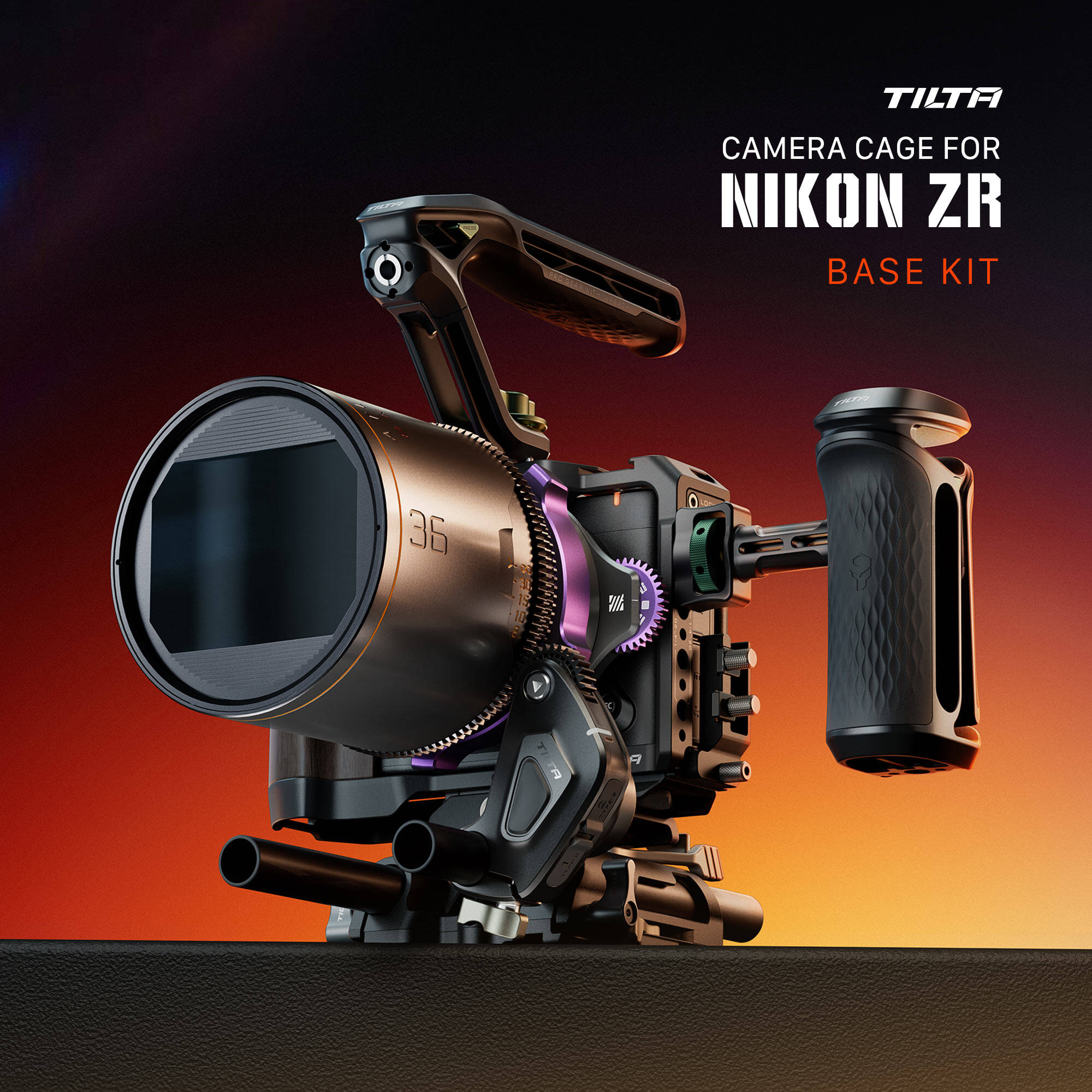 Tilta Tilta Camera Cage for Nikon ZR Base Kit (Black) - Film Gear Canada