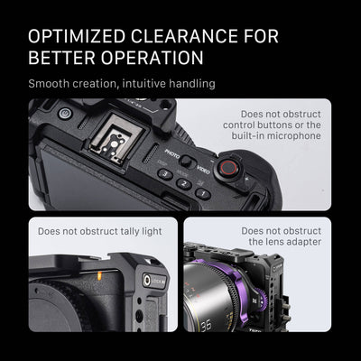 Tilta Tilta Camera Cage for Nikon ZR Base Kit (Black) - Film Gear Canada