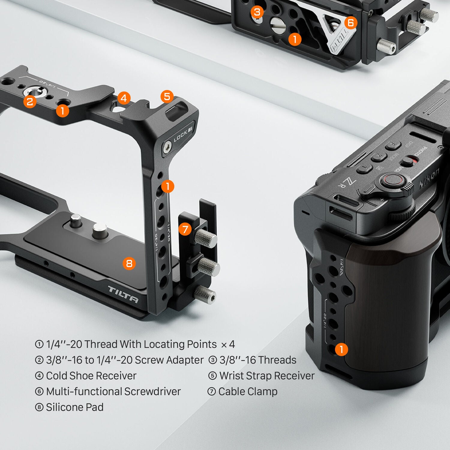 Tilta Tilta Camera Cage for Nikon ZR Base Kit (Black) - Film Gear Canada