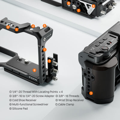 Tilta Tilta Camera Cage for Nikon ZR Base Kit (Black) - Film Gear Canada