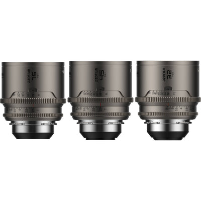 DZOFilm Arcana Anamorphic Prime 3-Lens Kit (ARRI PL, Titanium)