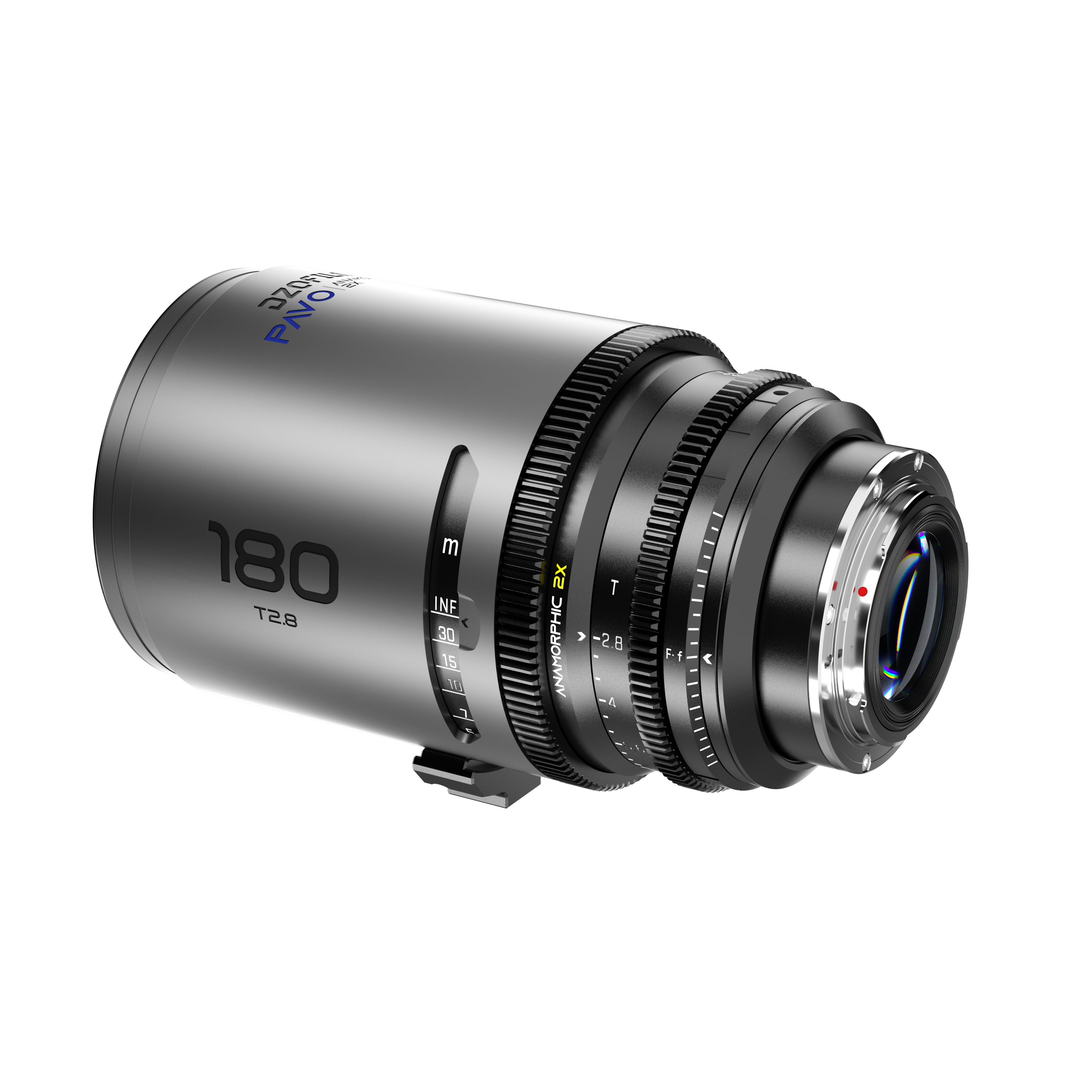 DZOFILM DZOFILM Pavo 2x Anamorphic Prime 180mm Blue Coating (PL&EF mount, feet) - Film Gear Canada