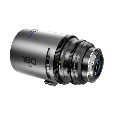 DZOFILM DZOFILM Pavo 2x Anamorphic Prime 180mm Blue Coating (PL&EF mount, feet) - Film Gear Canada