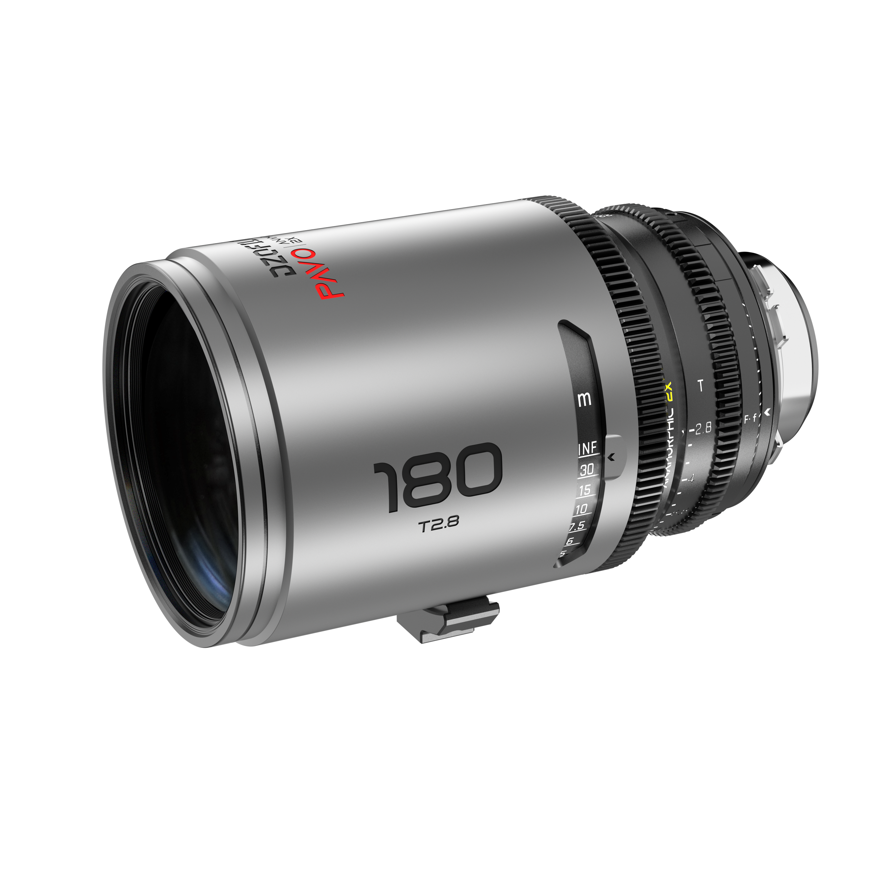 DZOFILM DZOFILM Pavo 2x Anamorphic Prime 180mm Neutral Coating (PL & EF mount, feet) - Film Gear Canada