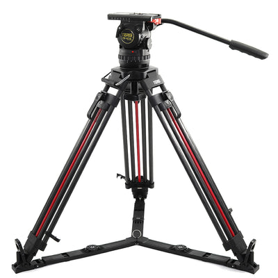 Teris TS-H14CF-Q Fluid Head Tripod System 100mm 14KG/31lb payload