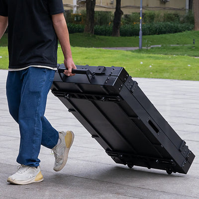 Selens Foldable Video Production Camera Cart Workstation with Wheels 55" SCF2-CW55