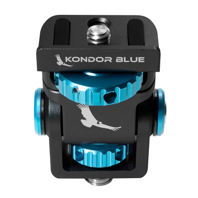 Kondor Blue Kondor Blue Swivel Tilt Monitor Mount with Arri Pin (Pan/Tilt) (Raven Black) - Film Gear Canada
