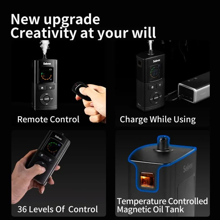 Selens Smoke Machine 2 Portable Fog Liquid Smoke Chamber