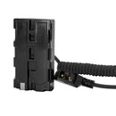 Kondor Blue D-Tap to Sony L-Series NPF Dummy Battery Cable (Raven Black)