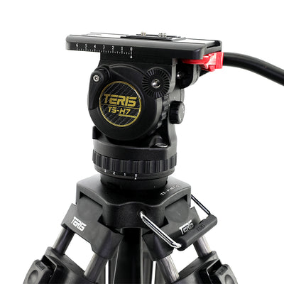 Teris TS-H7CF-Q Fluid Head Tripod System 75mm 7KG/15.5lb payload