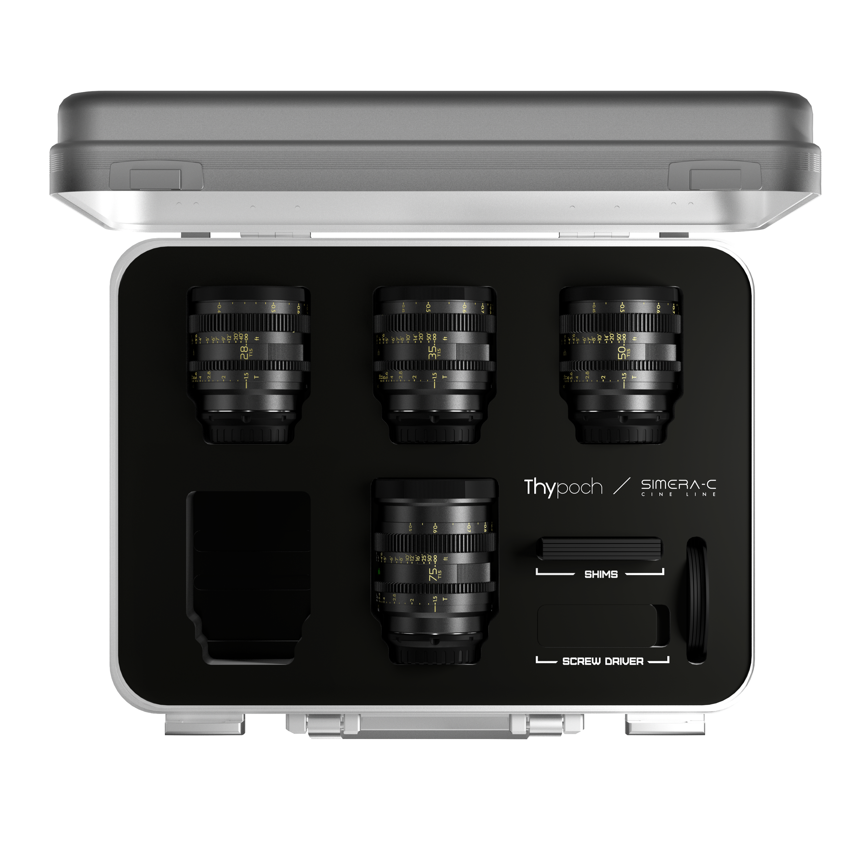 Thypoch Simera-C Cine 4-Lens Kit (Sony E) | Filmgear Canada