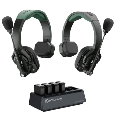 Hollyland Solidcom SE Pro 2S 2-person single-ear wireless intercom system kit