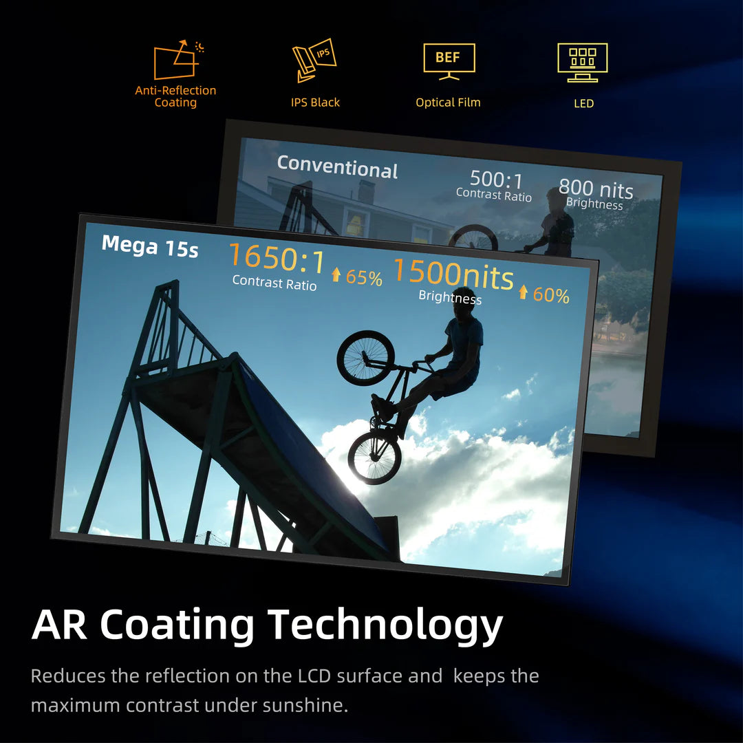 Osee Mega 15S Camera Field Monitor 15.4'' 1500 nits Color Self-Calibration