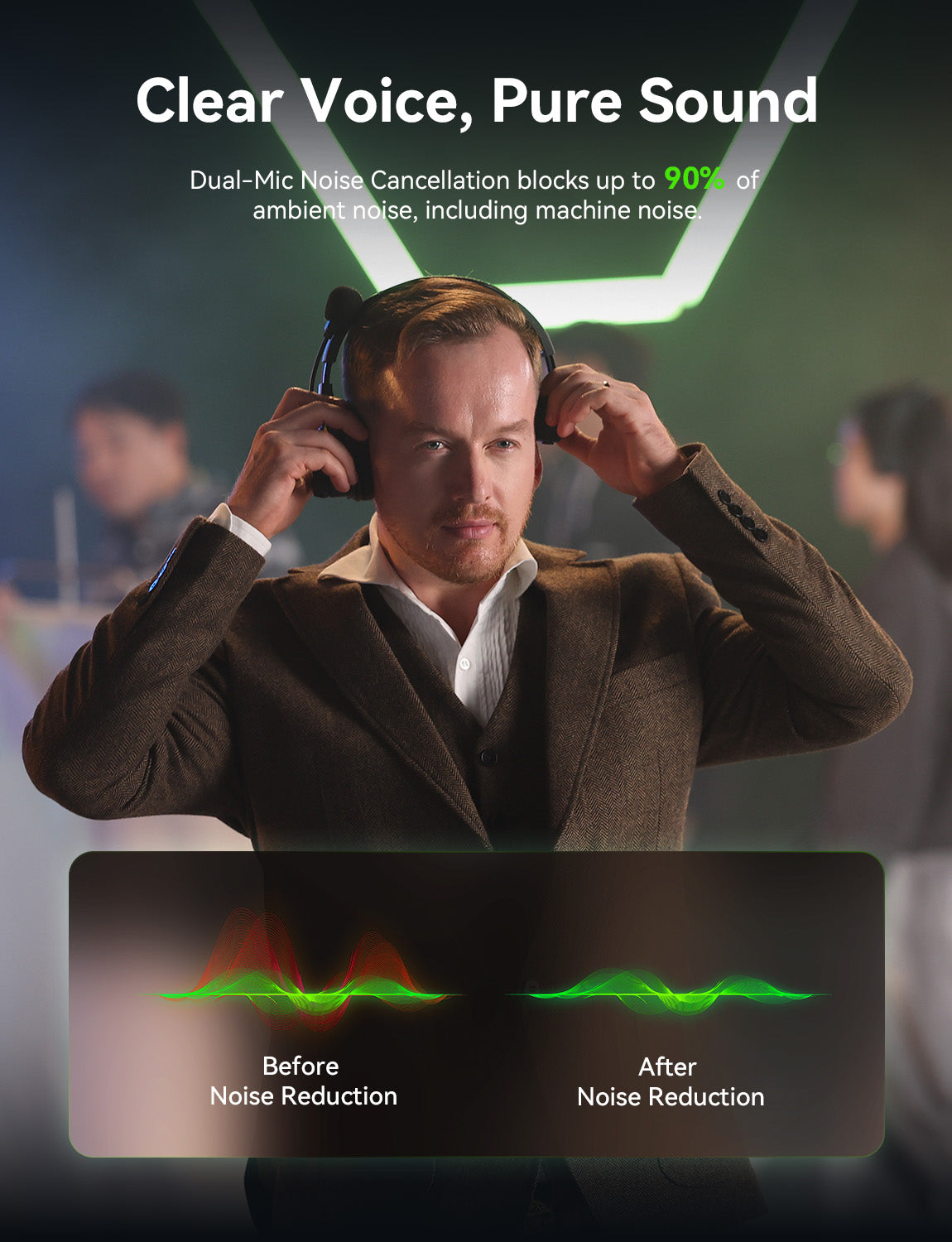 Hollyland Solidcom SE Pro 2S 2-person single-ear wireless intercom system kit