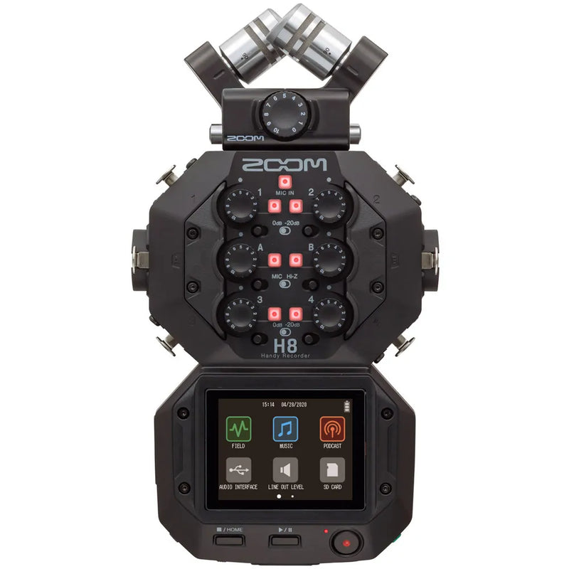 Zoom H8 8-Input / 12-Track Portable Handy Recorder