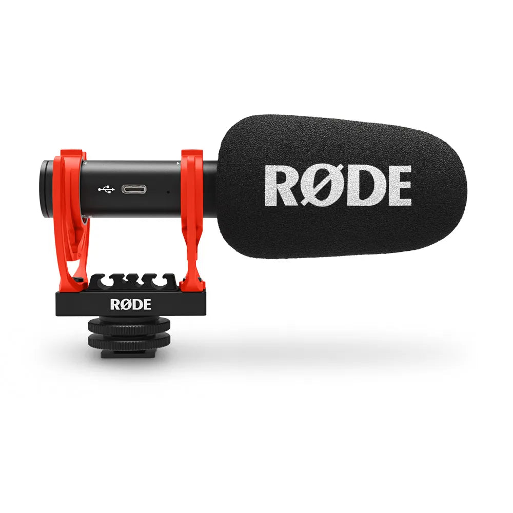 RODE VideoMic GO II Ultracompact Analog/USB Camera-Mount Shotgun