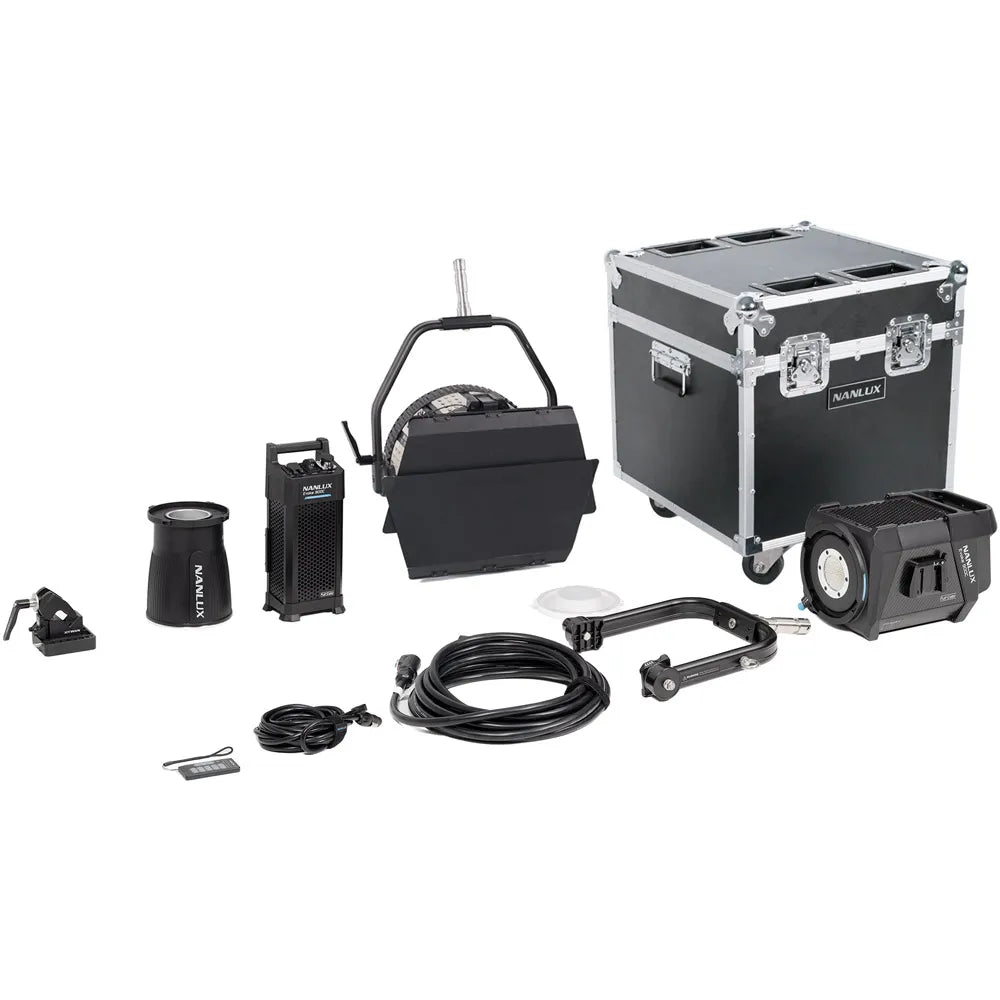 Nanlux Evoke 900C Spot Light w/FL-35YK Fresnel Lens and Flight Case