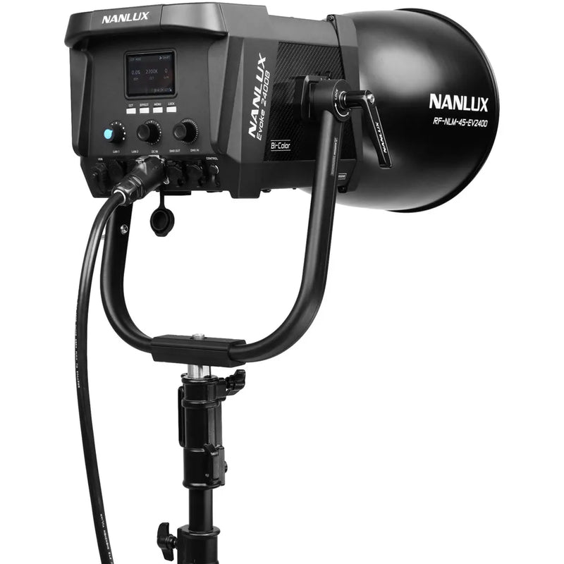 Nanlux Evoke 2400B Bi-Colour LED Light with Flight Case and 45 deg Reflector