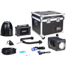 Nanlux Evoke 2400B Bi-Colour LED Light with Flight Case and 45 deg Reflector