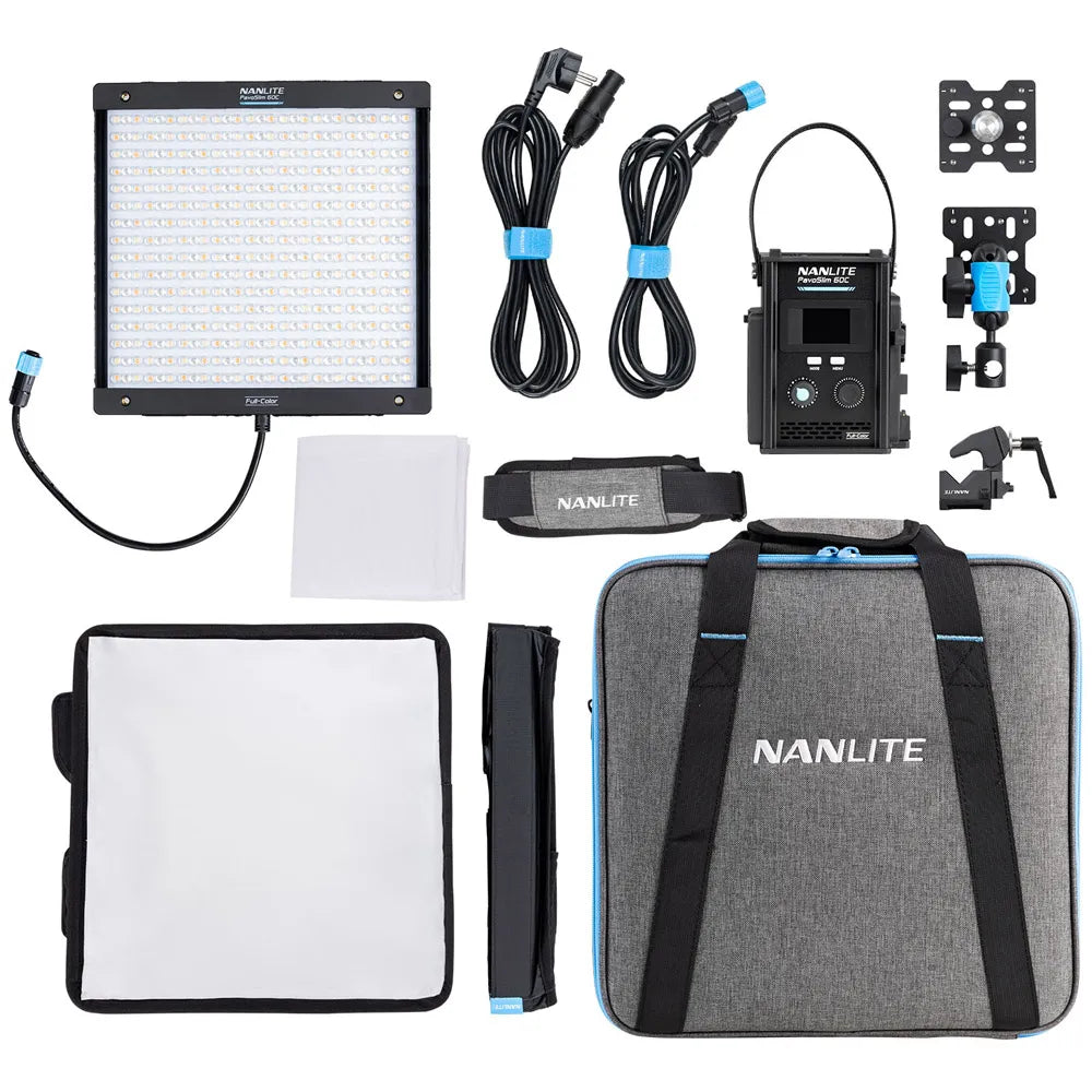 Nanlite Nanlite PavoSlim 60C LED RGBWW Panel Light - Film Gear Canada