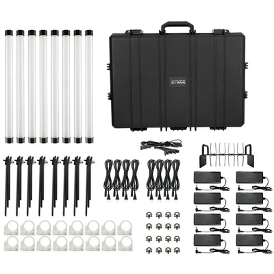 Nanlite Pavotube II 15XR Tube Light (2ft) - 8 Light Kit