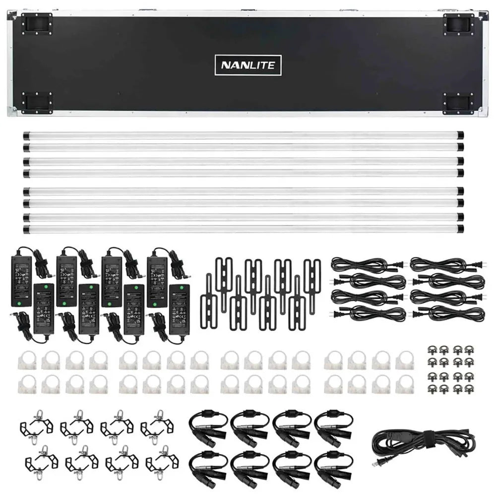 Nanlite PavoTube II 60XR LED Tube Light (8ft) - 8 Light Kit