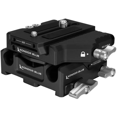Kondor Blue Kondor Blue 501 Adjustable Baseplate (501 QR)(Raven Black) - Film Gear Canada