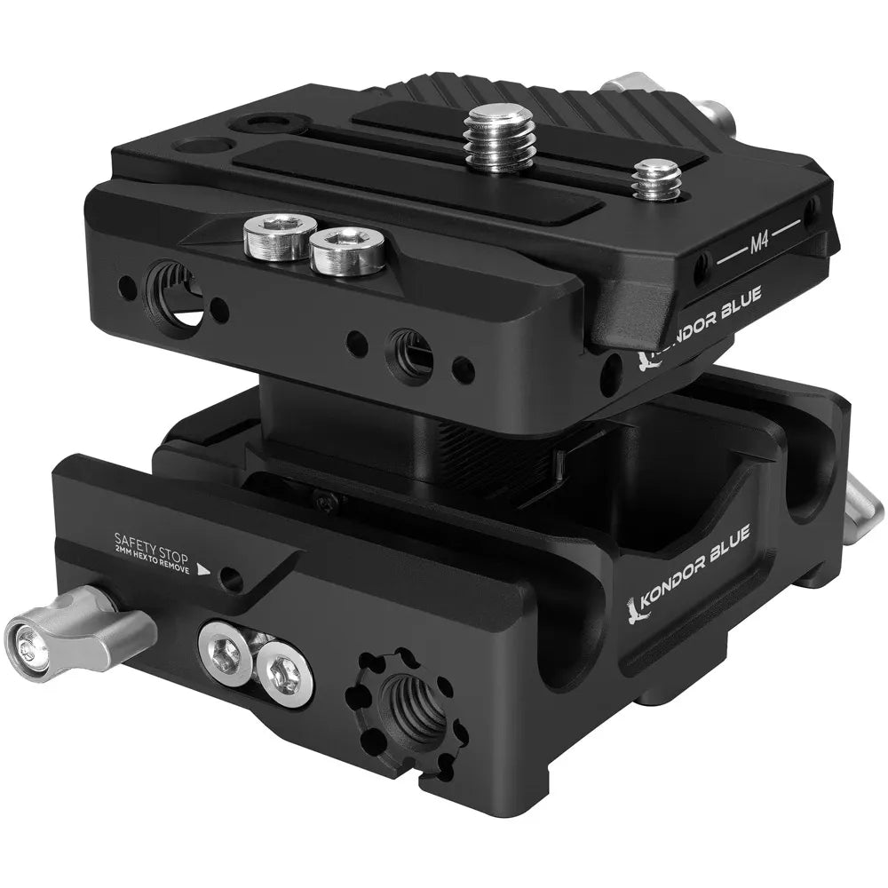 Kondor Blue Kondor Blue 501 Adjustable Baseplate (501 QR)(Raven Black) - Film Gear Canada