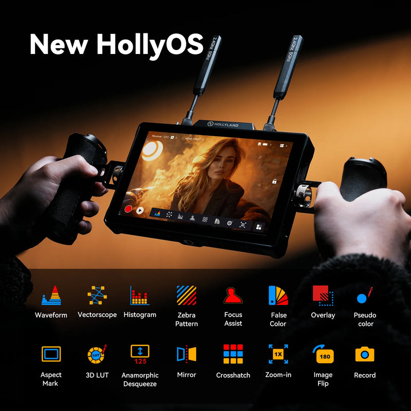 Hollyland Pyro7 7" Wireless Transceiving Monitor