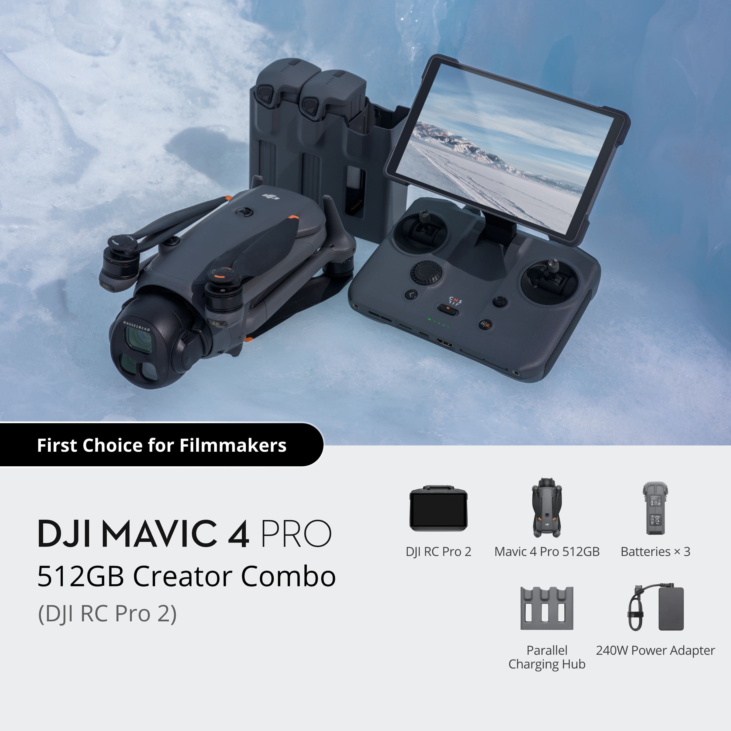 dji mavic 4 pro 512gb creator combo みかいふ未開封 DJI Mavic 4 Pro 512GB Creator Canada | Filmgear – Filmgear Canada