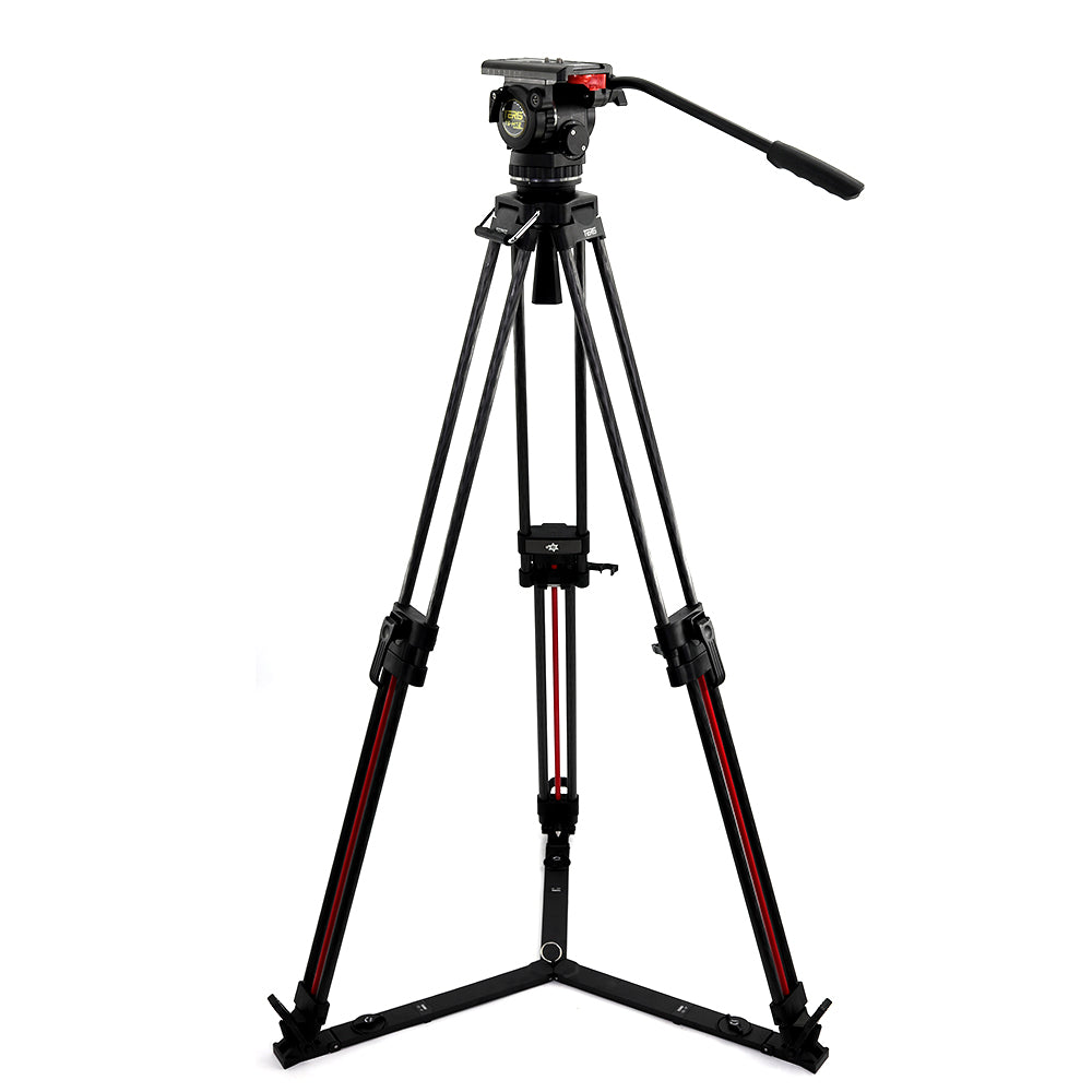 Teris TS-H12CF-Q Fluid Head Tripod System 75mm 12KG/26.5lb payload