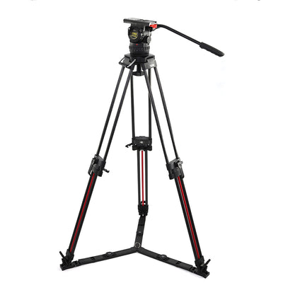 Teris TS-H14CF-Q Fluid Head Tripod System 100mm 14KG/31lb payload